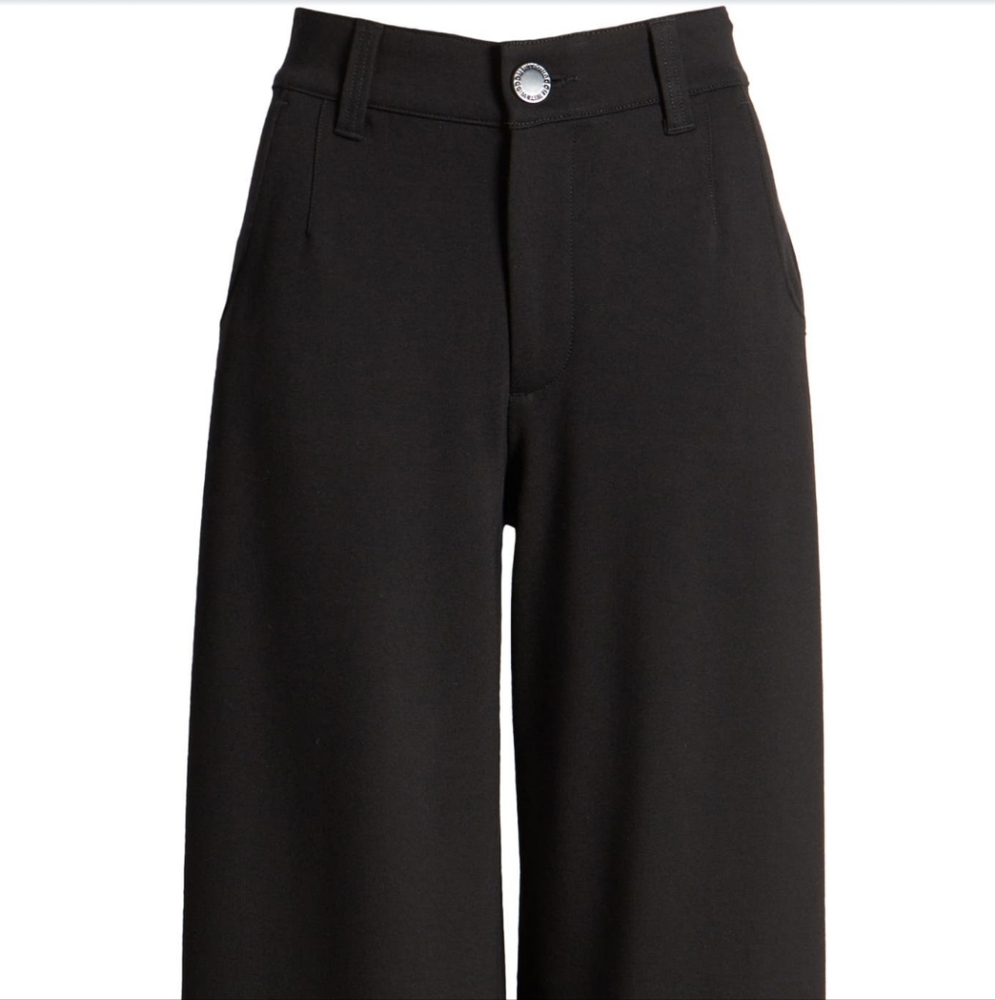 Black Wide-Leg Trousers Size 4